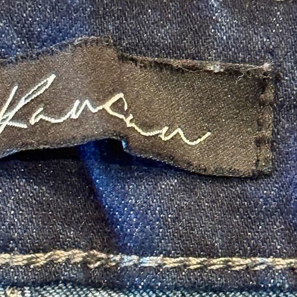 KanCan Women’s Size 5 Skinny Jeans with Zip Ankles and Raw Edge Hem - Picture 6 of 8